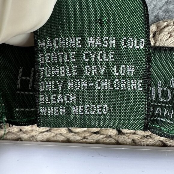 Hunt Club Womans 16W Crochet Beaded Knit Beige Button-Up Vest Cottagecore Top - Picture 10 of 11